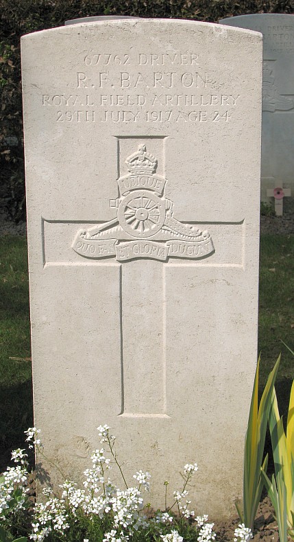 Grave of Reuben Barton