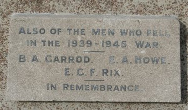 Second war names